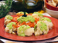 Yeşil Soslu Karnabahar Salatası