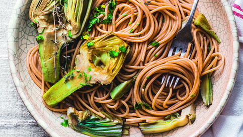 Enginarlı Tam Buğday Spagetti