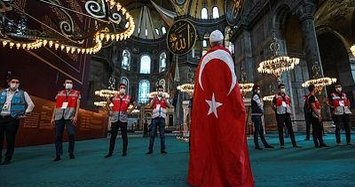 Conversion of Hagia Sophia 'right of Turks'