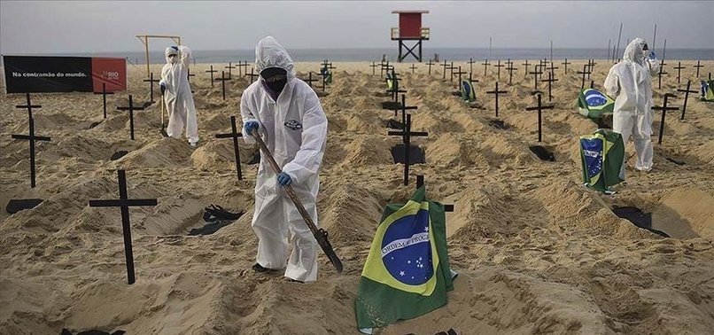 BRAZIL COVID-19 CASES EXCEED 9.5 MILLION, DEATH TOLL AT 231,534