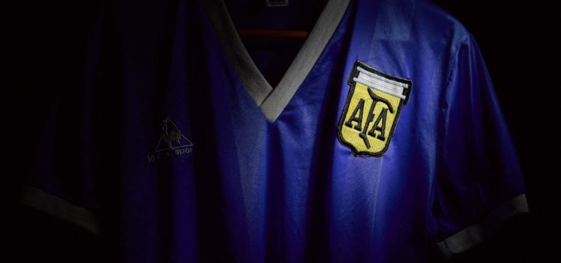 MARADONAS 1986 WORLD CUP HAND OF GOD JERSEY TO BE AUCTIONED