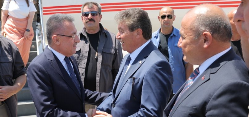 TÜRKIYE’S VICE PRESIDENT ARRIVES IN TURKISH REPUBLIC OF NORTHERN CYPRUS