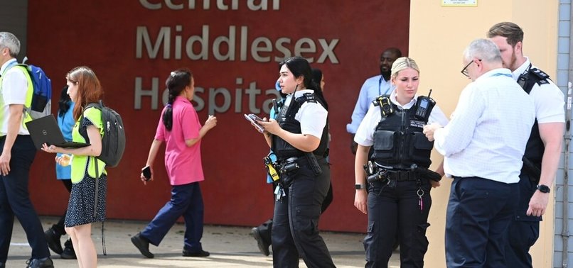 TWO PEOPLE STABBED AT LONDON HOSPITAL - POLICE