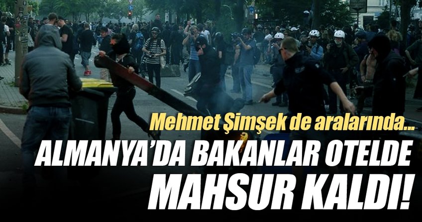 Mehmet Şimşek ve G-20 ülkelerinin bakanları otelde mahsur kaldı!