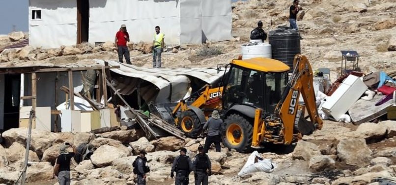 ISRAELI ARMY DEMOLISHES HOMES OF PALESTINIAN PRISONERS IN OCCUPIED WEST BANK