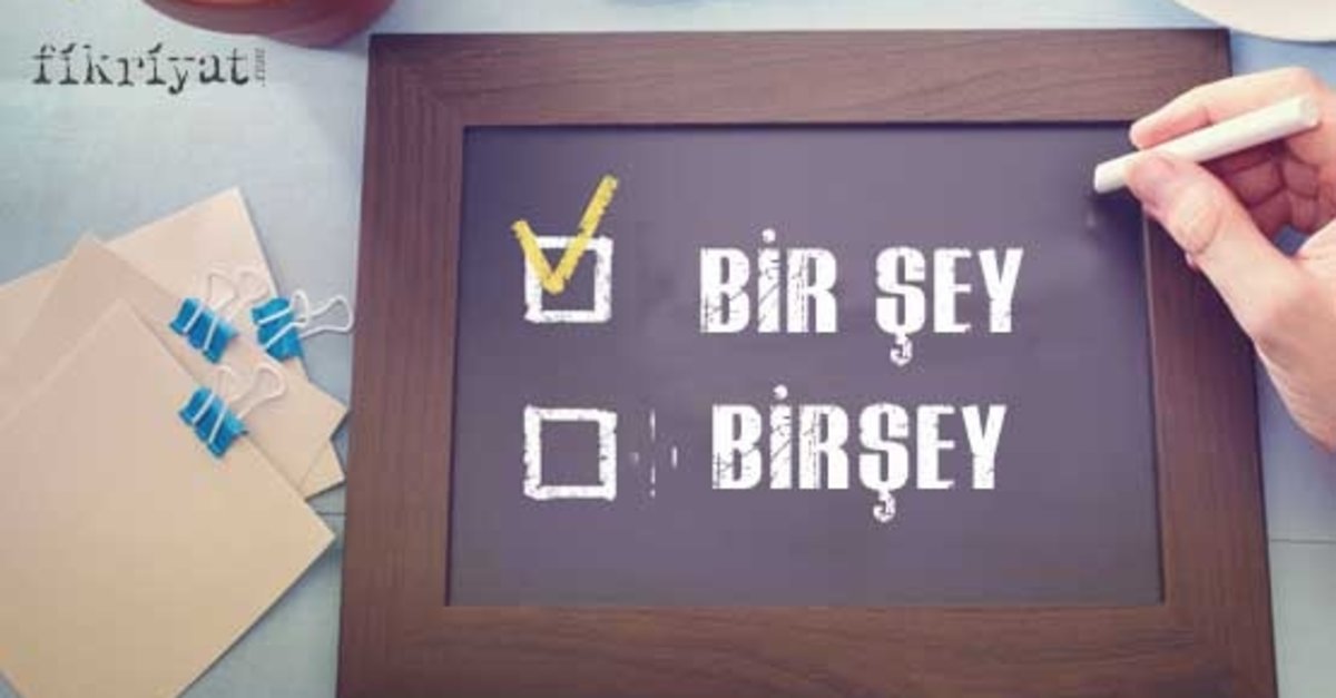 tdk ya gore bir sey yazimi