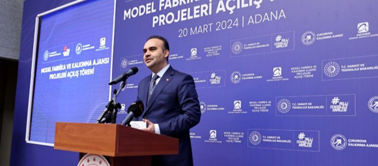 Sanayi ve Teknoloji Bakanı Kacır, Adana’da proje açılış töreninde konuştu: