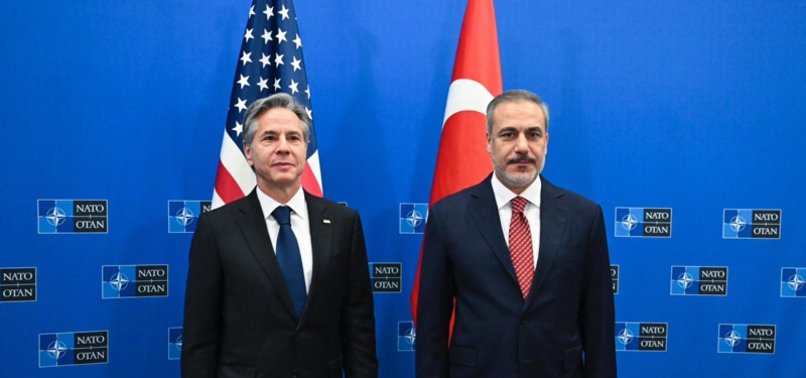TURKISH FOREIGN MINISTER, US SECRETARY OF STATE DISCUSS RECENT DEVELOPMENTS IN GAZA AHEAD OF NATO SUMMIT