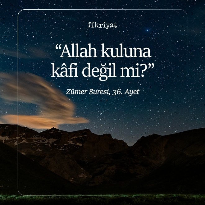 Zümer Suresi, 36. Ayet