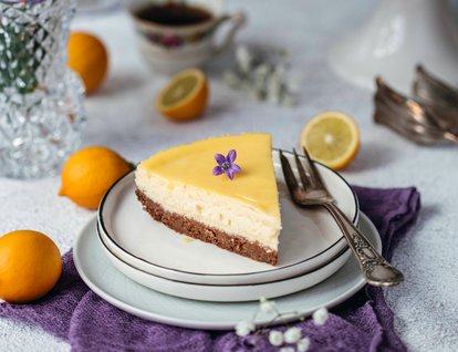 Limon Soslu Cheesecake