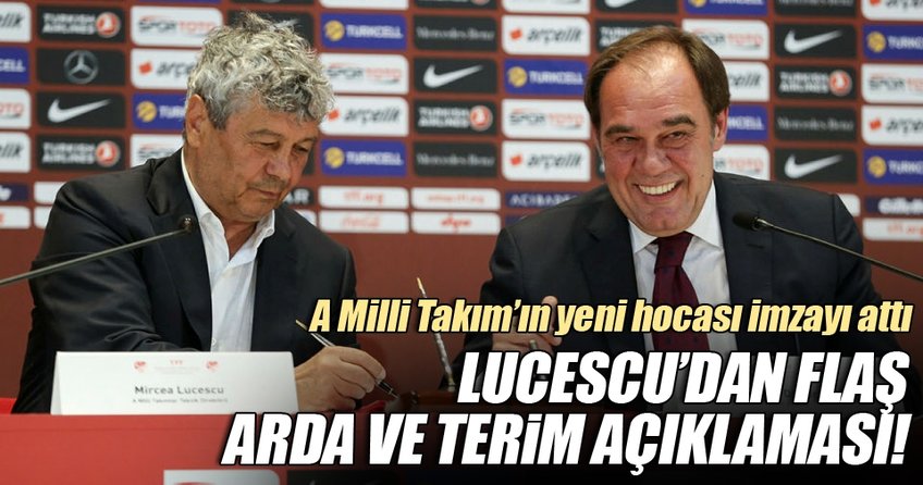 Milli Takım’ın yeni hocası Lucescu imzayı attı