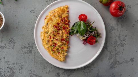 Sebzeli Omlet