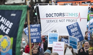 UK doctors begin three-day strike in pay dispute