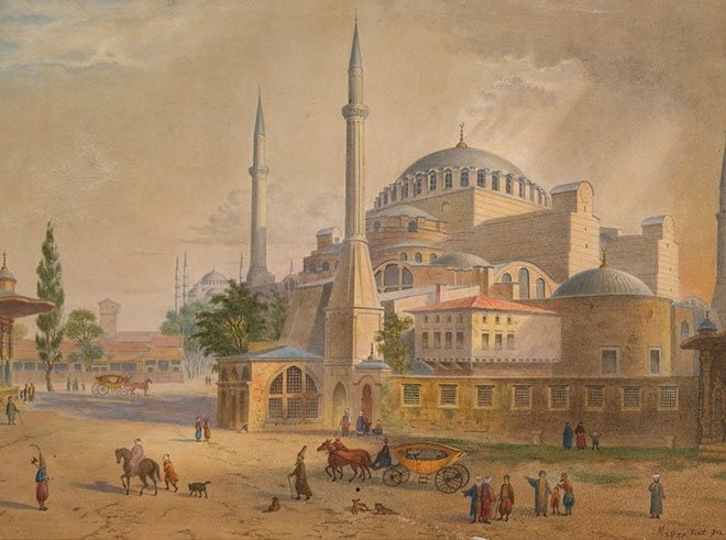 Mimar Sinan ve Ayasofya minareleri Galeri Fikriyat Mimar Sinan ve Ayasofya minareleri Galeri Fikriyat