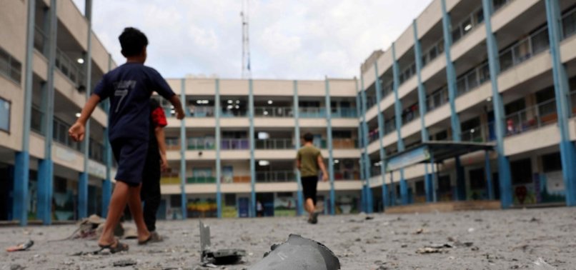 UNRWA SAYS IT IS SHELTERING 137,000 PEOPLE AT ITS SCHOOLS IN GAZA