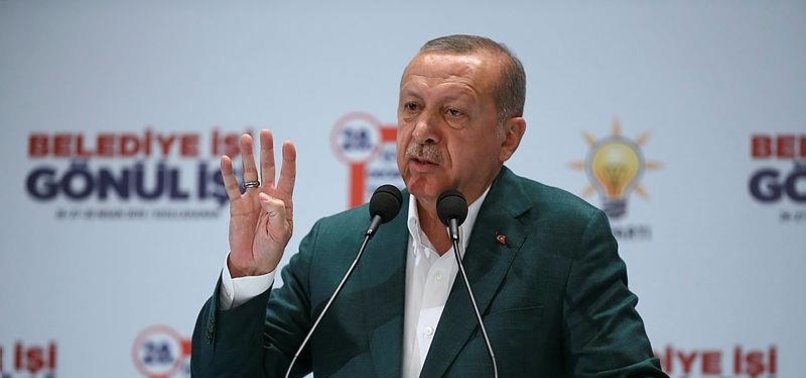 PARTY CAUSE SHOULD COME BEFORE PERSONAL AGENDAS, ERDOĞAN SAYS