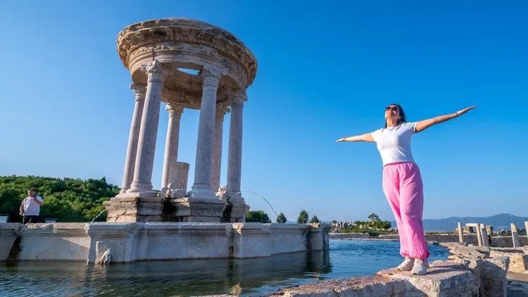 Kibyras restored ancient fountain offers unique architectural glimpse