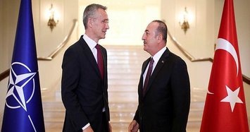 Turkish foreign minister, NATO chief meet in Ankara