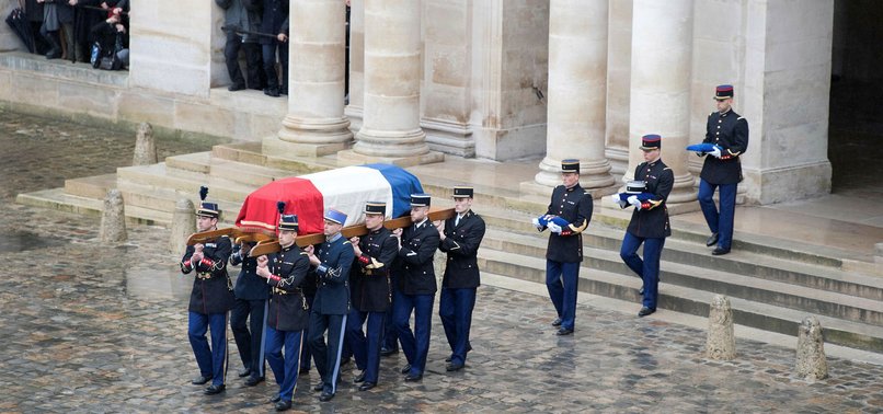 FRANCE PAYS TRIBUTE TO HERO POLICEMAN KILLED IN ATTACK