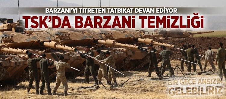 TSK’da Barzani temizliği