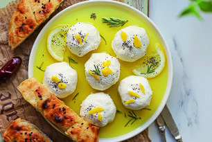 Limonlu Peynir Topları