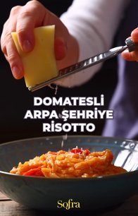 Domatesli Arpa Şehriye Risotto