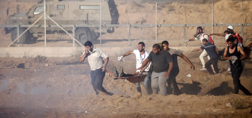 ISRAELI TROOPS KILL PALESTINIAN TEEN AT GAZA PROTEST - OFFICIALS