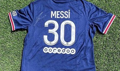 Lionel Messi's signed, match-worn jersey put at auction for quake victims in Türkiye