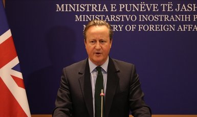 UK foreign secretary meets with Kosovo's president, British troops in Pristina