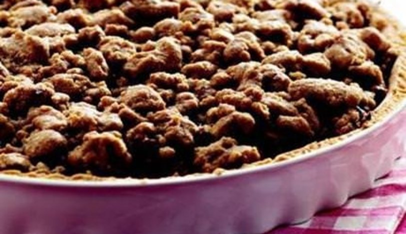 Elmalı ve Vişneli Crumble