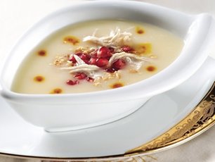 Bademli ve Terbiyeli Tavuk Çorbası Tarifi