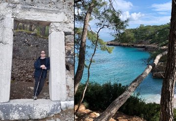 Caroline Koçun Olympos tatili