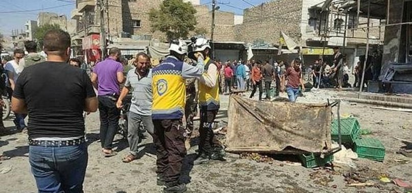 AT LEAST 15 KILLED IN SHELLING ON MARKET IN THE NORTHERN SYRIAN CITY OF AL-BAB - WHITE HELMETS