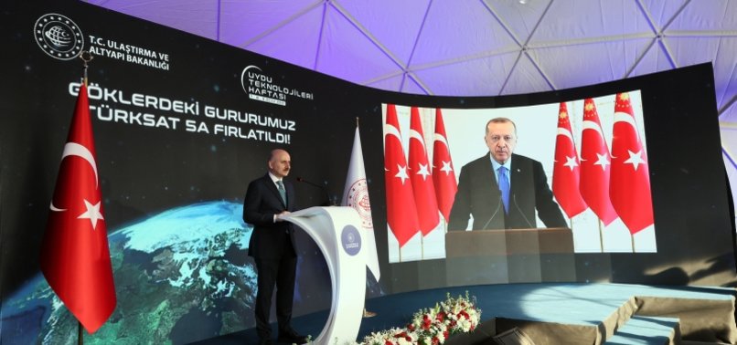 TURKEY AIMS TO SETTLE LOCALLY-MADE TURKSAT 6A SATELLITE INTO ORBIT IN 2022: ERDOĞAN