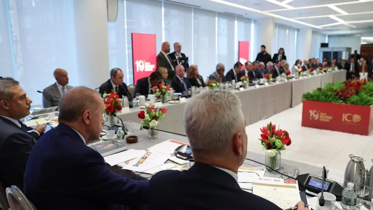 Erdogan meets business leaders in New York during UN visit