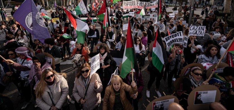 20,000 PROTESTERS TAKE TO MADRID STREETS TO CONDEMN ISRAEL OVER GAZA GENOCIDE
