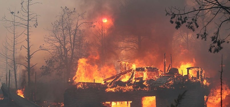 NORTHERN CALIFORNIA WILDFIRE BURNS HOMES, CAUSES INJURIES