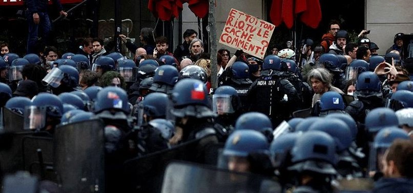 FRENCH POLICE TRIGGER PUBLIC OUTRAGE OVER INTERVENTIONS DURING PROTESTS