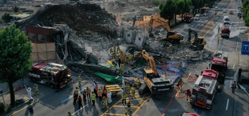 South Korea Building Collapses Suddenly During Demolition Killing 9 South Korea Building Collapses Suddenly During Demolition Killing 9
