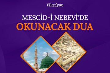 Mescid-i Nebevi’de okunacak dua