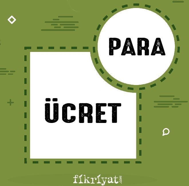 PARA/ÜCRET