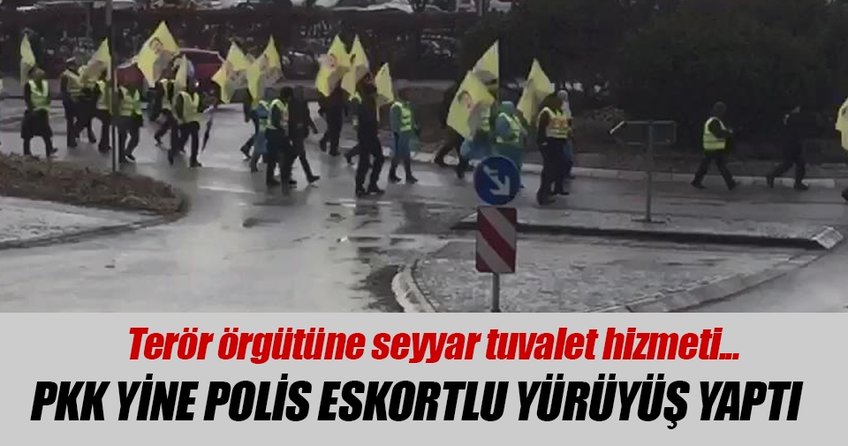 Almanya PKK’ya şov yaptırıyor!