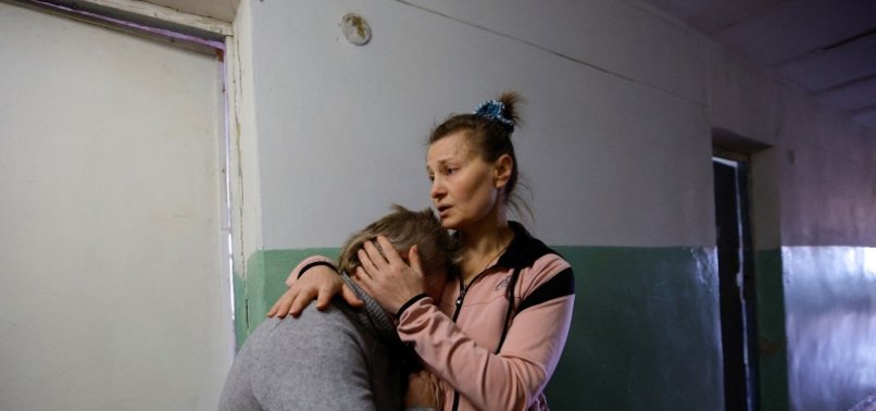 UN AID CONVOY REACHES EMBATTLED UKRAINIAN TOWN OF SOLEDAR