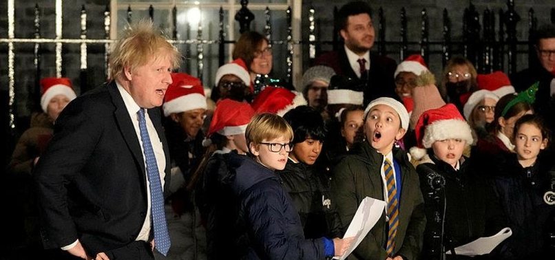 BRITISH PM  BORIS JOHNSON UNDER FIRE OVER VIDEO OF STAFF JOKING ABOUT LOCKDOWN PARTY