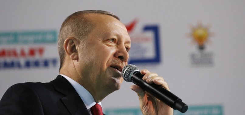 PRESIDENT ERDOĞAN: TURKEY WALKED UPWARD PATH OVER LAST 16 YEARS