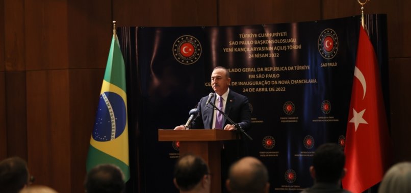 BRAZIL IS TURKEY’S LARGEST COMMERCIAL PARTNER IN LATIN AMERICA: TURKISH FOREIGN MINISTER