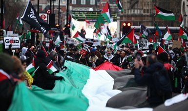 Thousands march in London for Gaza 'day of action'