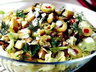 Yoğurt Soslu Patlıcan Salatası