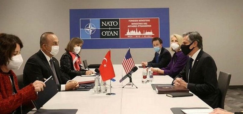 ÇAVUŞOĞLU, BLINKEN DISCUSS BILATERAL AND REGIONAL ISSUES AT NATO MEETING
