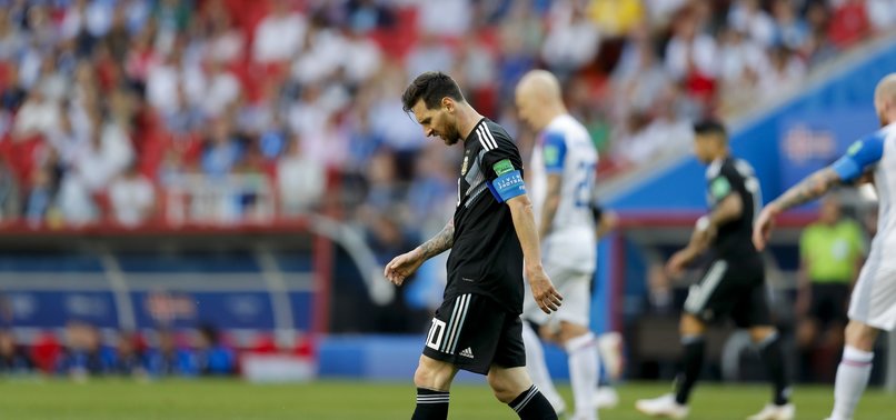 SUPER STAR LIONEL MESSI MISSES PENALTY AS ARGENTINA HELD BY ICELAND
